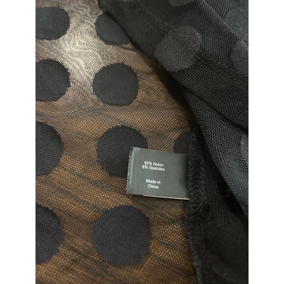 Lane Bryant black bat wing polka dotted top size 22/24 NWT - Picture 5 of 8